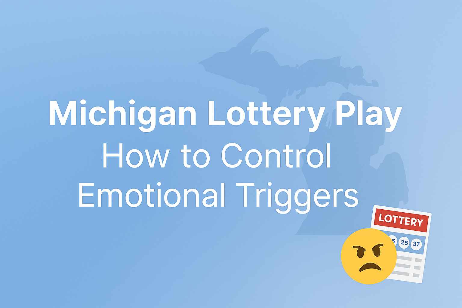 Michigan lottery play emotional triggers guide featured image with title overlay