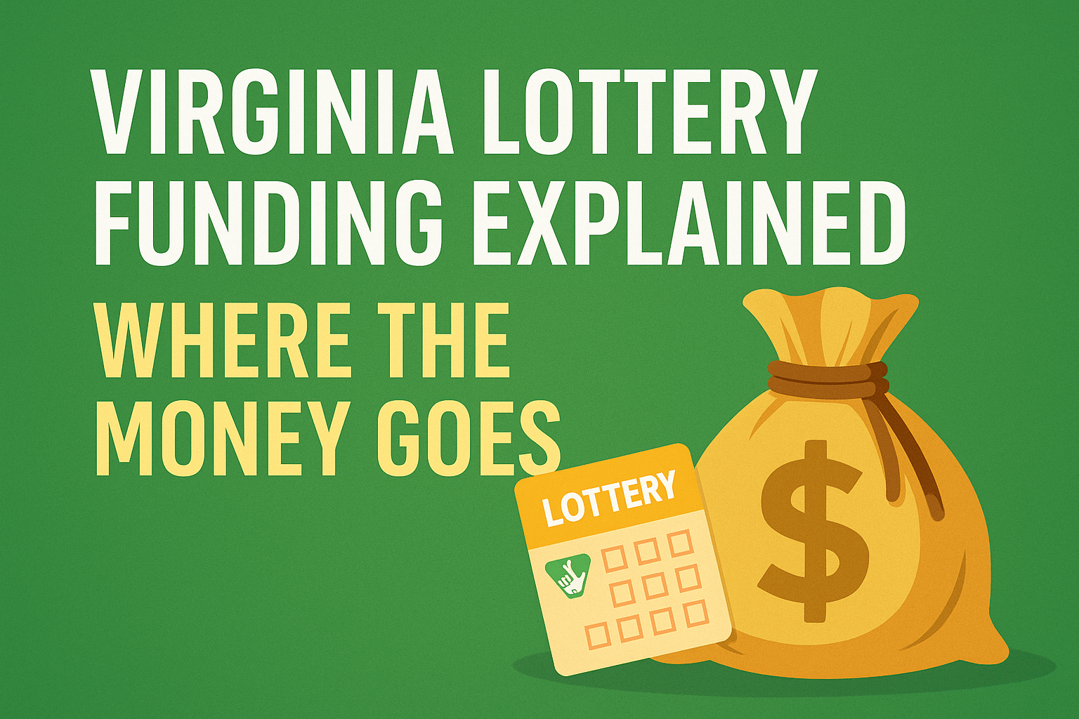 Virginia Lottery funding supports public education, classrooms, and communities across the state.